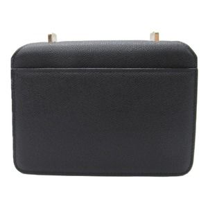 Valextra Shoulder Bag Leather Women's Black